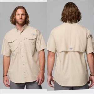 Columbia PFG shirt Bonehead 100% cotton poplin for breathable comfort Medium